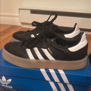 adidas Samba Black White Gum Sole Women’s Sneakers